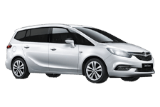 Car Hire Berwick-upon-Tweed - Vauxhall Zafira 7-Seater - Minibus hire Berwick-upon-tweed